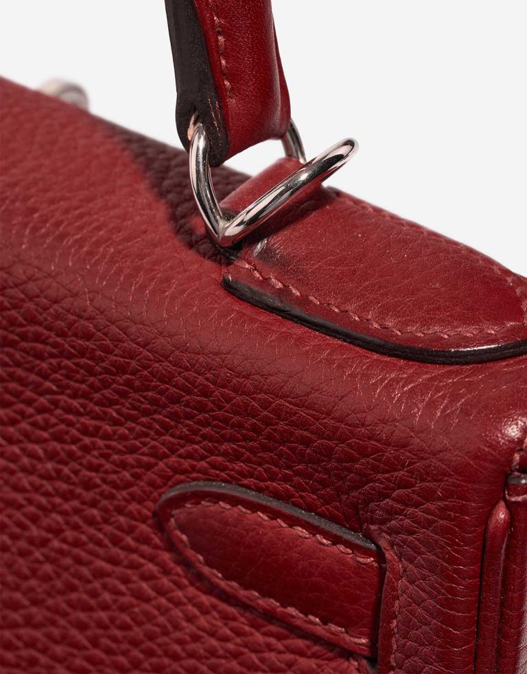 Hermès Kelly 28 Togo Rouge Grenat Signs of wear | Sell your designer bag