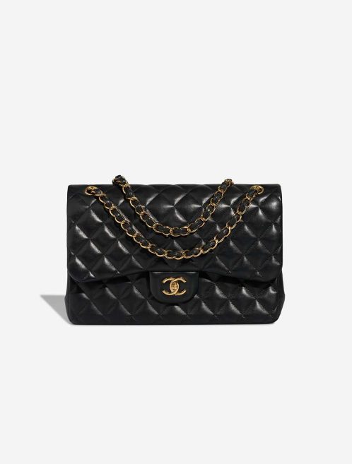 Chanel Timeless Jumbo Lamb Black Front | Sell your designer bag