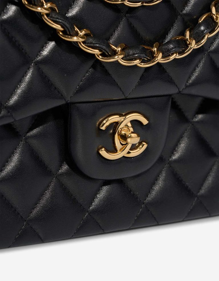 Chanel Timeless Jumbo Lamb Black Closing System | Sell your designer bag