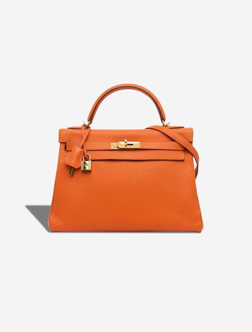 Hermès Kelly 32 Togo Orange H Front | Sell your designer bag