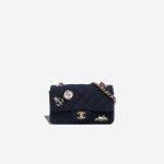 Chanel Timeless Mini Rectangular Paris-Hamburg Jersey Blue Front | Sell your designer bag