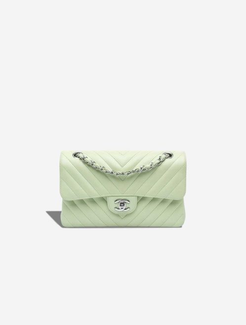Chanel Timeless Small Lamb Green Front | Sell your designer bag