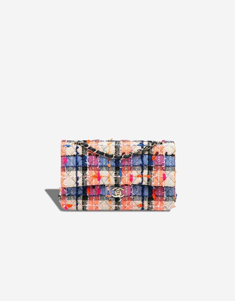 Chanel Timeless Medium Tweed Multicolour Front | Sell your designer bag