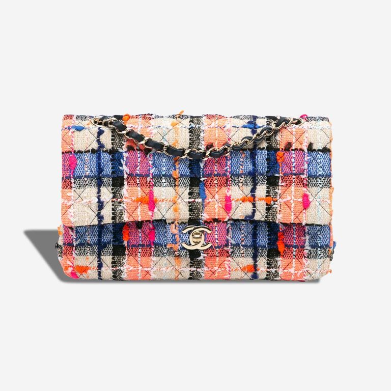 Chanel Timeless Medium Tweed Multicolour Front | Sell your designer bag