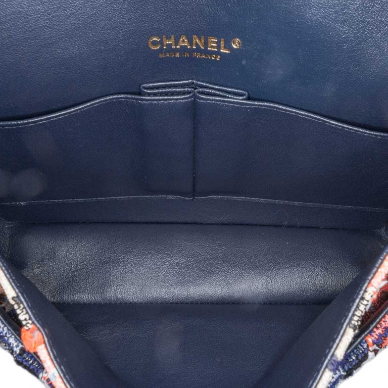 Chanel Timeless Medium Tweed Multicolour Inside | Sell your designer bag