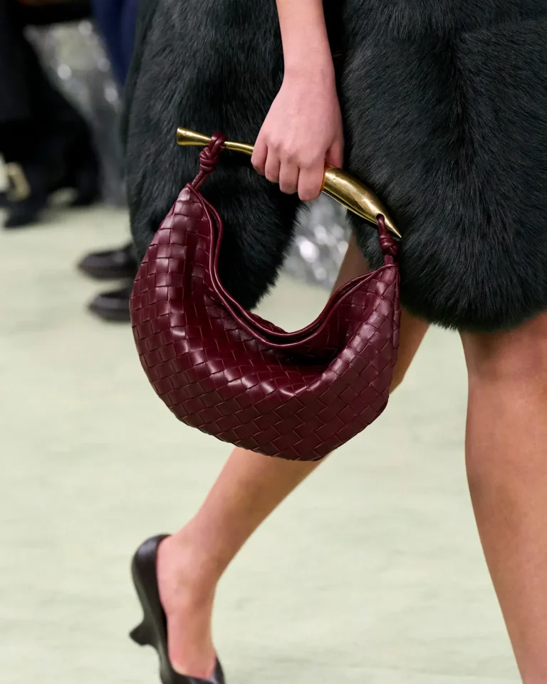 Matthieu Blazy - Bottega Veneta Sardine bag burgundy red