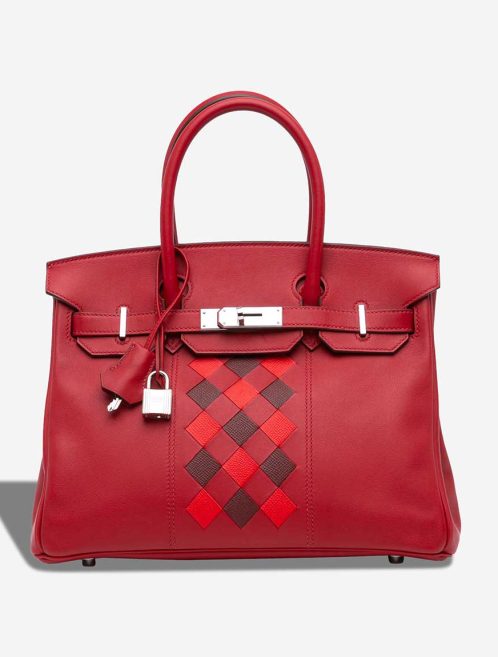 Hermès Birkin Tressage 30 Swift Rouge Piment / Rouge de Coeur / Rouge H Front | Sell your designer bag
