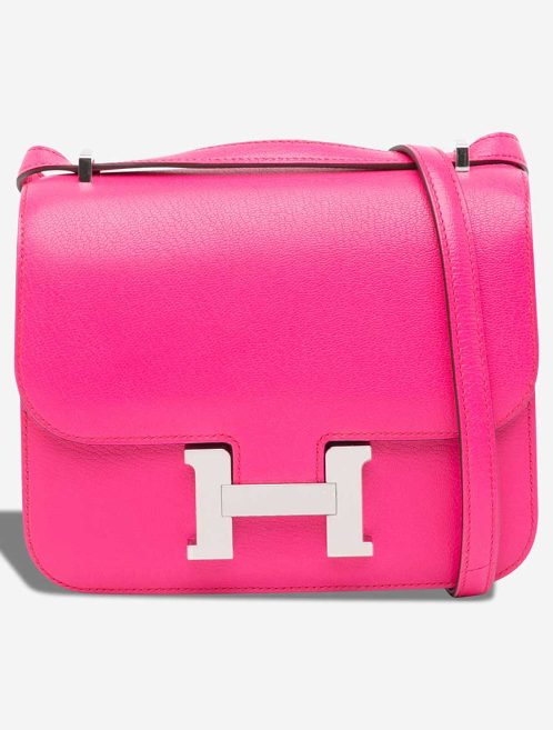 Hermès Constance 18 Chèvre Chamkila Rose Pop Front | Sell your designer bag