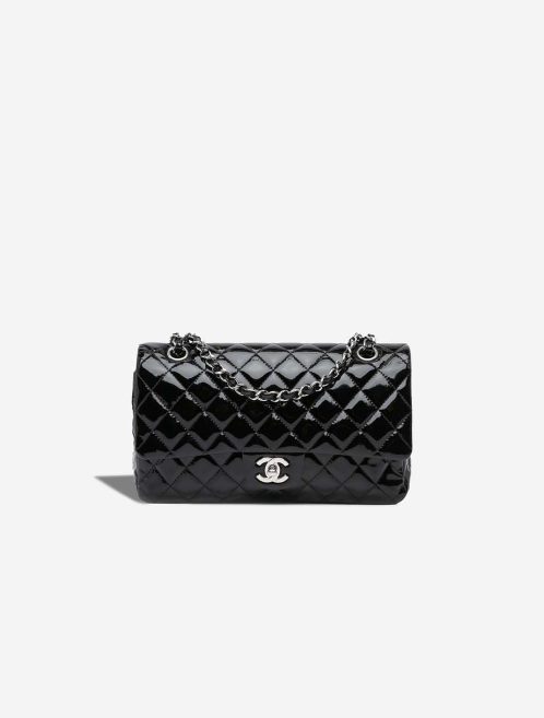 Chanel Timeless Medium Patent Black Front | Sell your designer bag