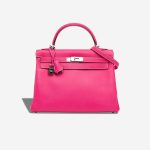 Hermès Kelly 32 Epsom Rose Tyrien Front | Sell your designer bag