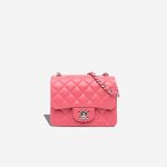 Chanel Timeless Mini Square Lamb Pink Front | Sell your designer bag