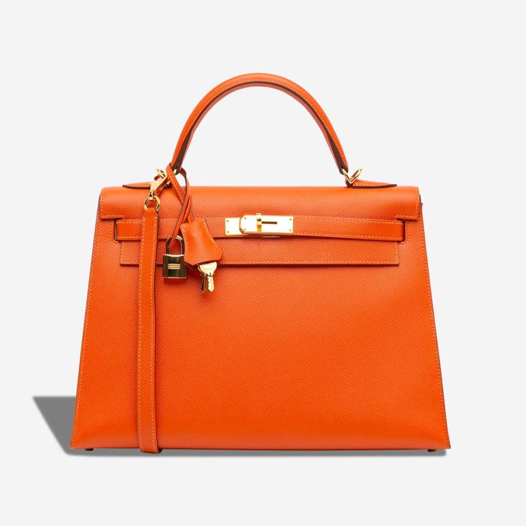 Hermès Kelly 32 Epsom Feu Front | Sell your designer bag