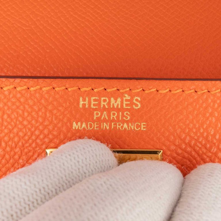 Hermès Kelly 32 Epsom Feu Logo | Sell your designer bag
