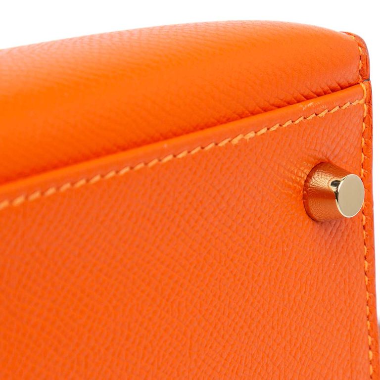 Hermès Kelly 32 Epsom Feu Signs of wear | Sell your designer bag
