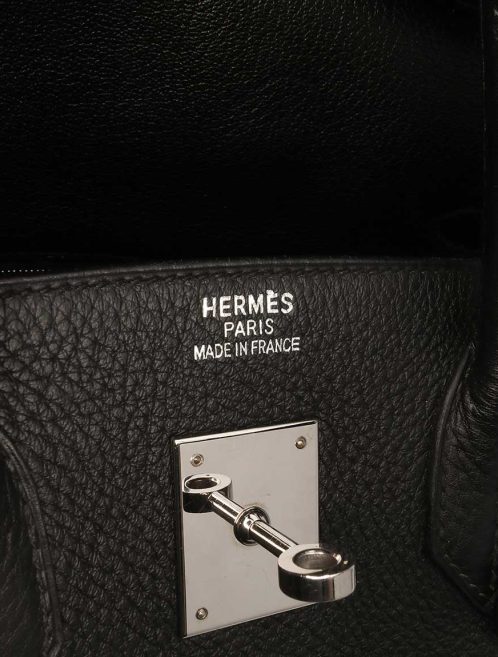 Hermès Birkin 35 Clémence Black Logo | Sell your designer bag