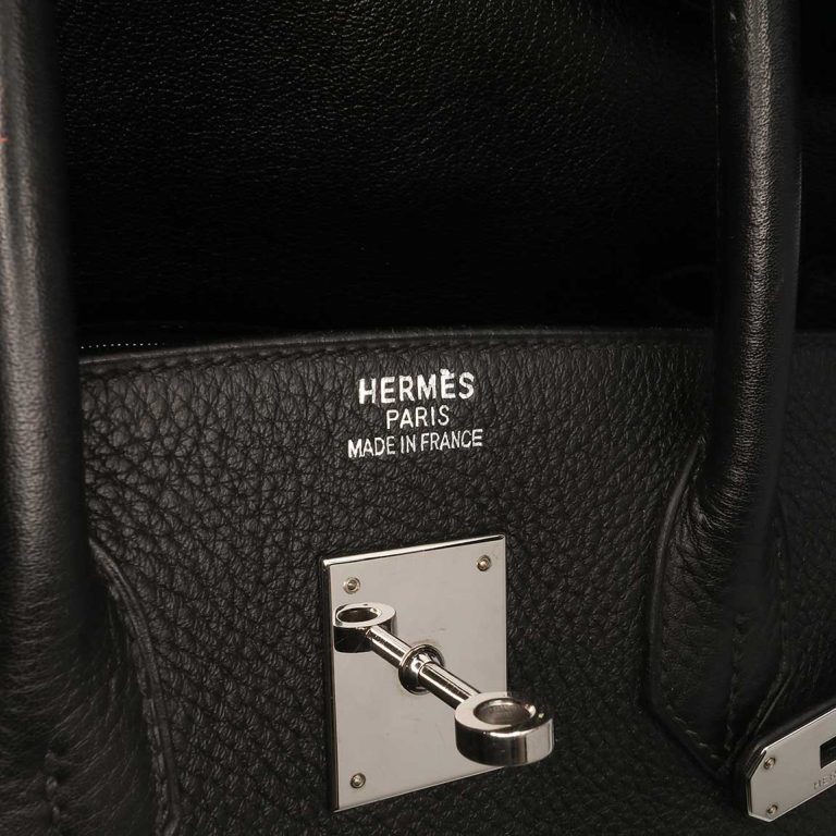 Hermès Birkin 35 Clémence Black Logo | Sell your designer bag