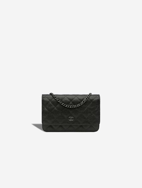 Chanel Wallet On Chain Caviar Black Front | Sell your designer bag