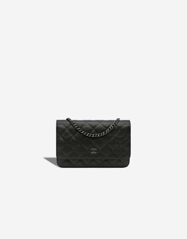 Chanel Wallet On Chain Caviar Black Front | Sell your designer bag