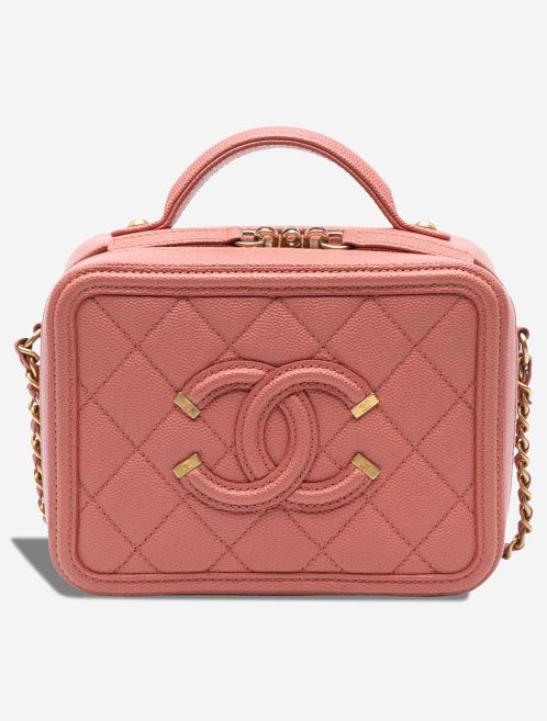 Chanel Vanity Small Caviar Pink Front | Sell your designer bag