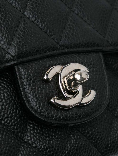Chanel Timeless Medium Caviar Black Closing System | Sell your designer bag