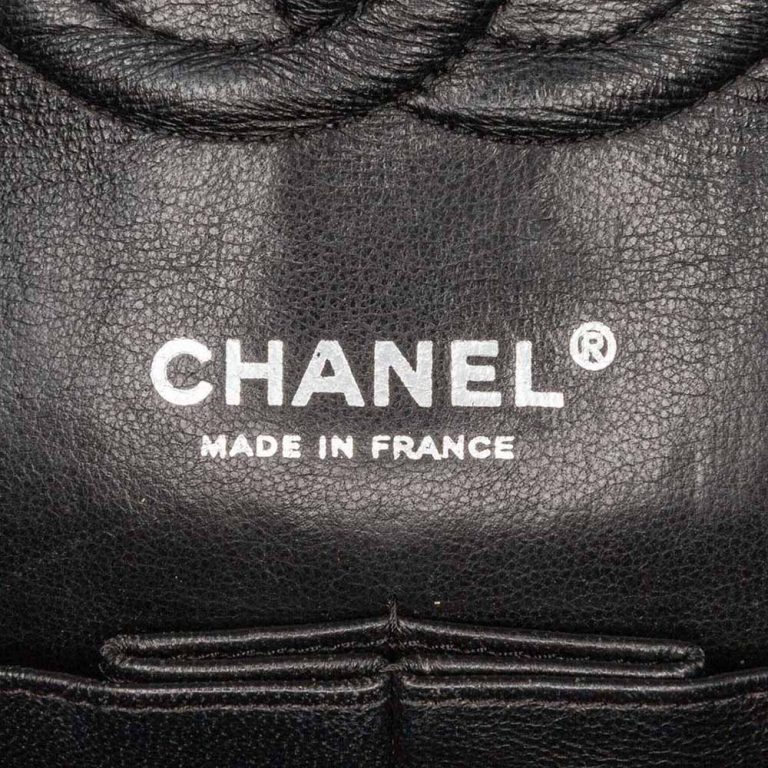 Chanel Timeless Medium Caviar Black Logo | Sell your designer bag