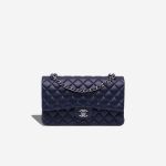 Chanel Timeless Medium Lamb Dark Blue Front | Sell your designer bag