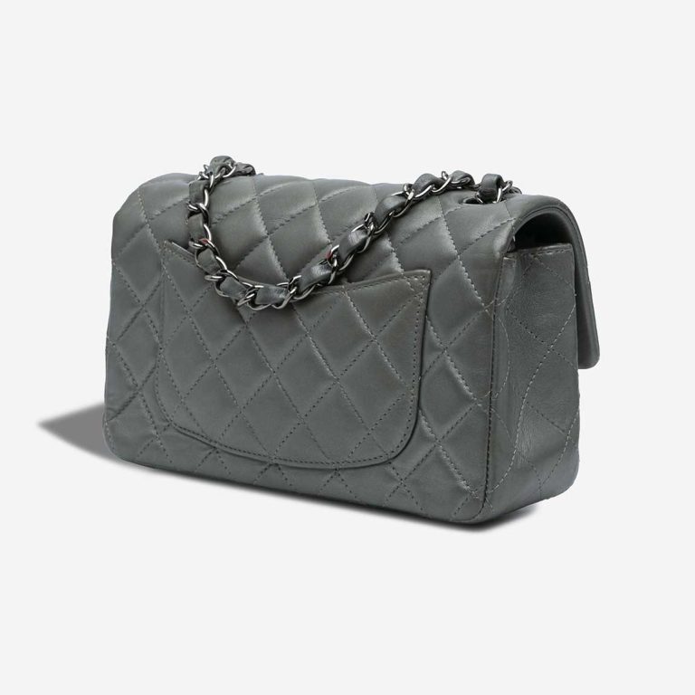 Chanel Timeless Mini Rectangular Lamb Grey | Sell your designer bag