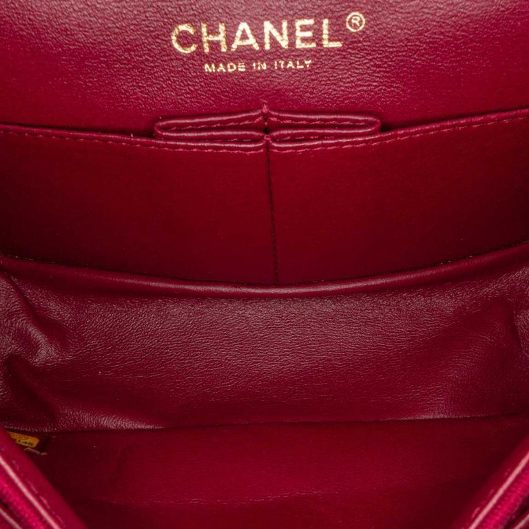 Chanel 2.55 Reissue Mini Jersey Red Inside | Sell your designer bag