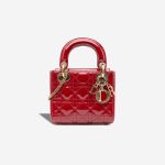 Dior Lady Mini Patent Red Front | Sell your designer bag