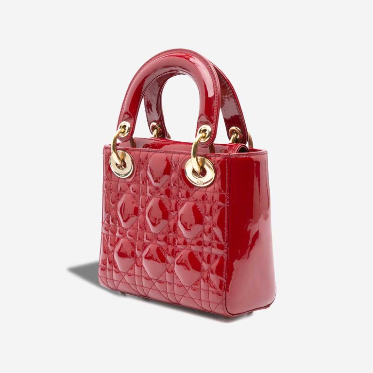 Dior Lady Mini Patent Red | Sell your designer bag