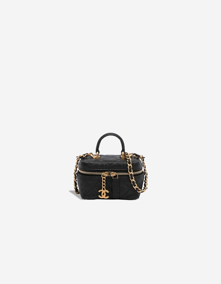 Chanel Vanity Mini Caviar Black Front | Sell your designer bag