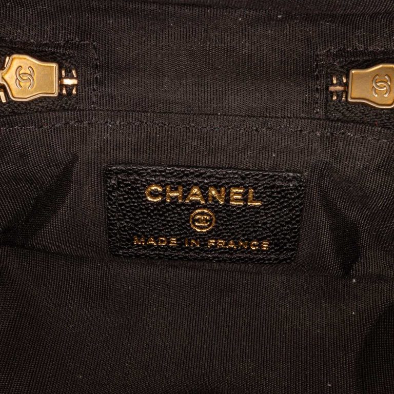 Chanel Vanity Mini Caviar Black Logo | Sell your designer bag