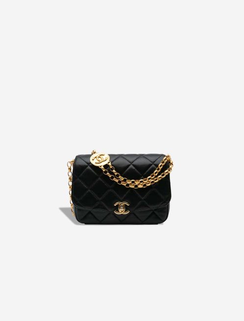Chanel Timeless CC Coin Small Lamb Black Front | Sell your designer bag