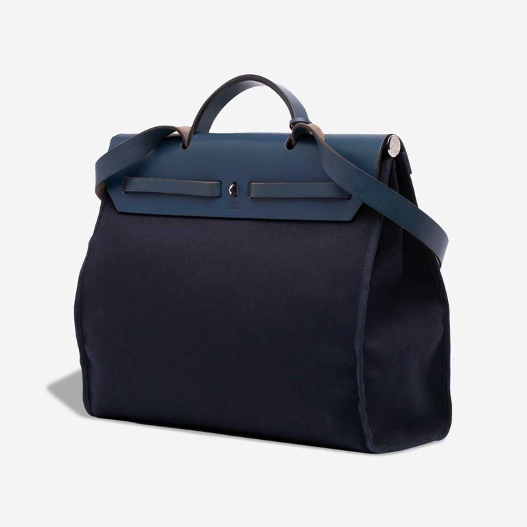 Hermès Herbag 39 Toile / Vache Hunter Blue Marine / Bleu Indigo | Sell your designer bag