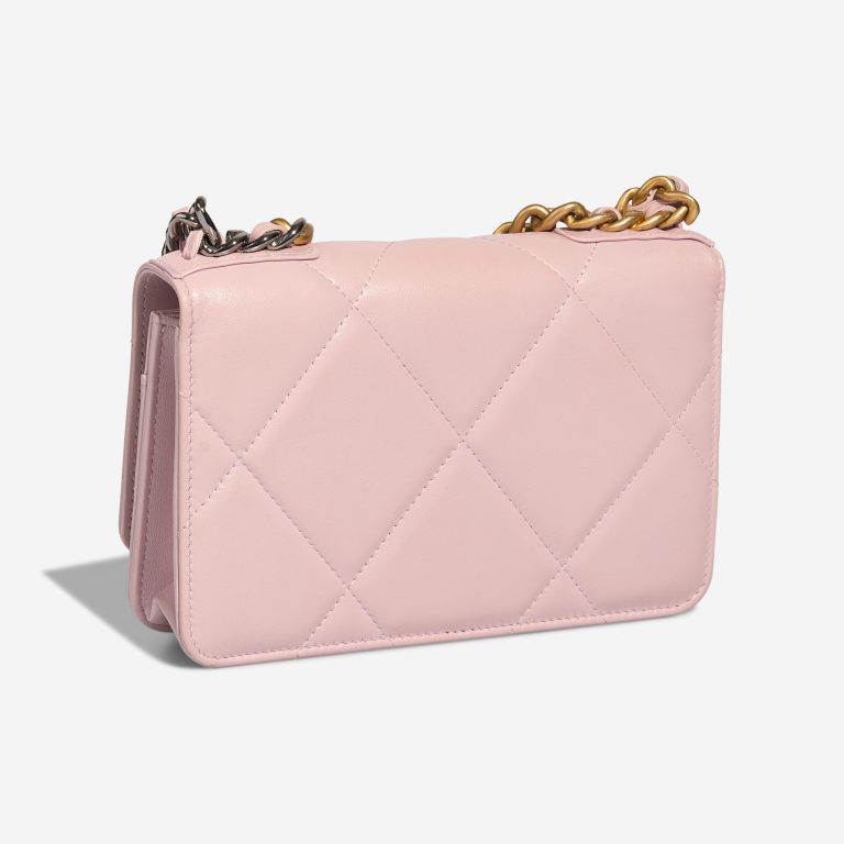 Chanel 19 Wallet On Chain Lamb Light Rose | Sell your designer bag