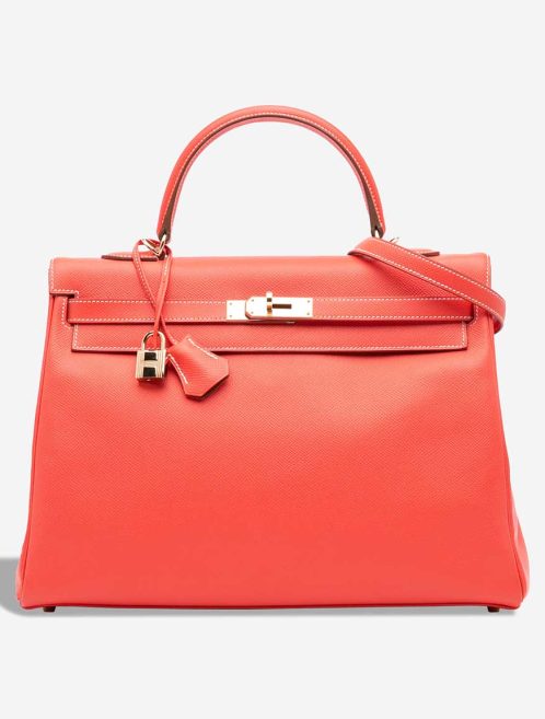 Hermès Kelly 35 Candy Collection Epsom Rose Jaipur / Gold Front | Sell your designer bag