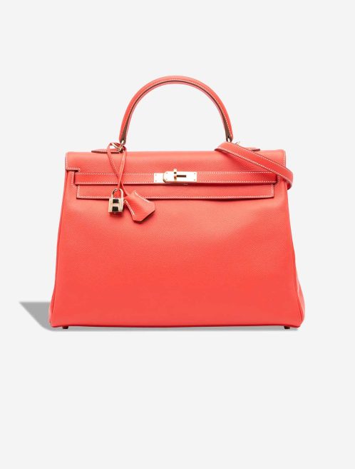 Hermès Kelly 35 Candy Collection Epsom Rose Jaipur / Gold Front | Sell your designer bag