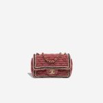 Chanel Timeless Mini Rectangular Tweed Red / Rose / Black