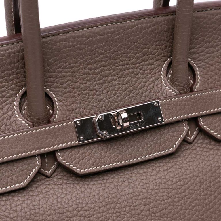 Hermès Birkin 35 Togo Étoupe Closing System | Sell your designer bag