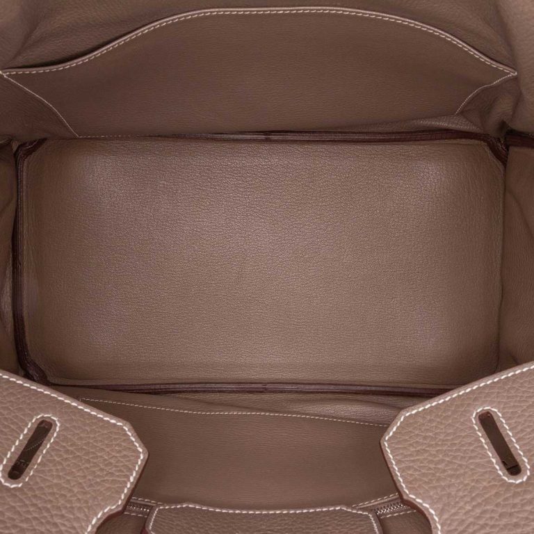 Hermès Birkin 35 Togo Étoupe Inside | Sell your designer bag
