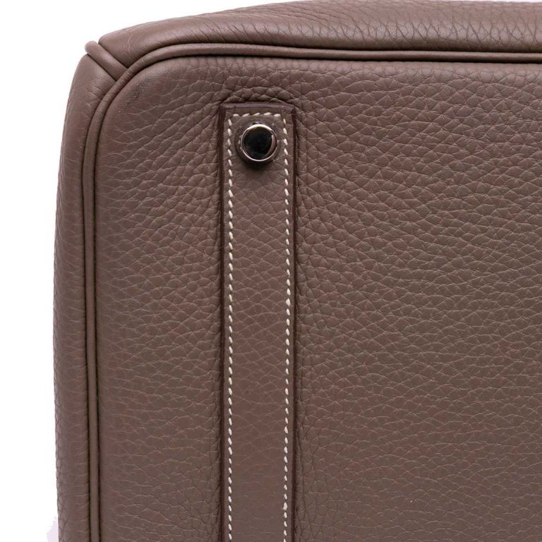 Hermès Birkin 35 Togo Étoupe Signs of wear | Sell your designer bag