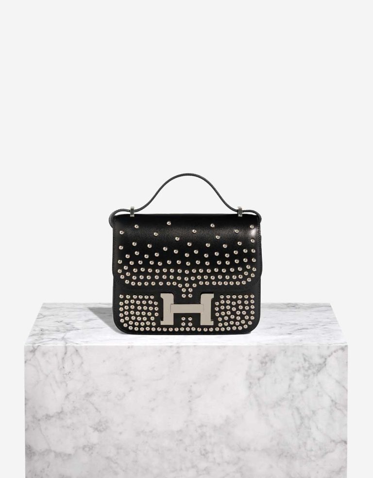 Hermès Constance 18 Clouté Box Black Front | Sell your designer bag