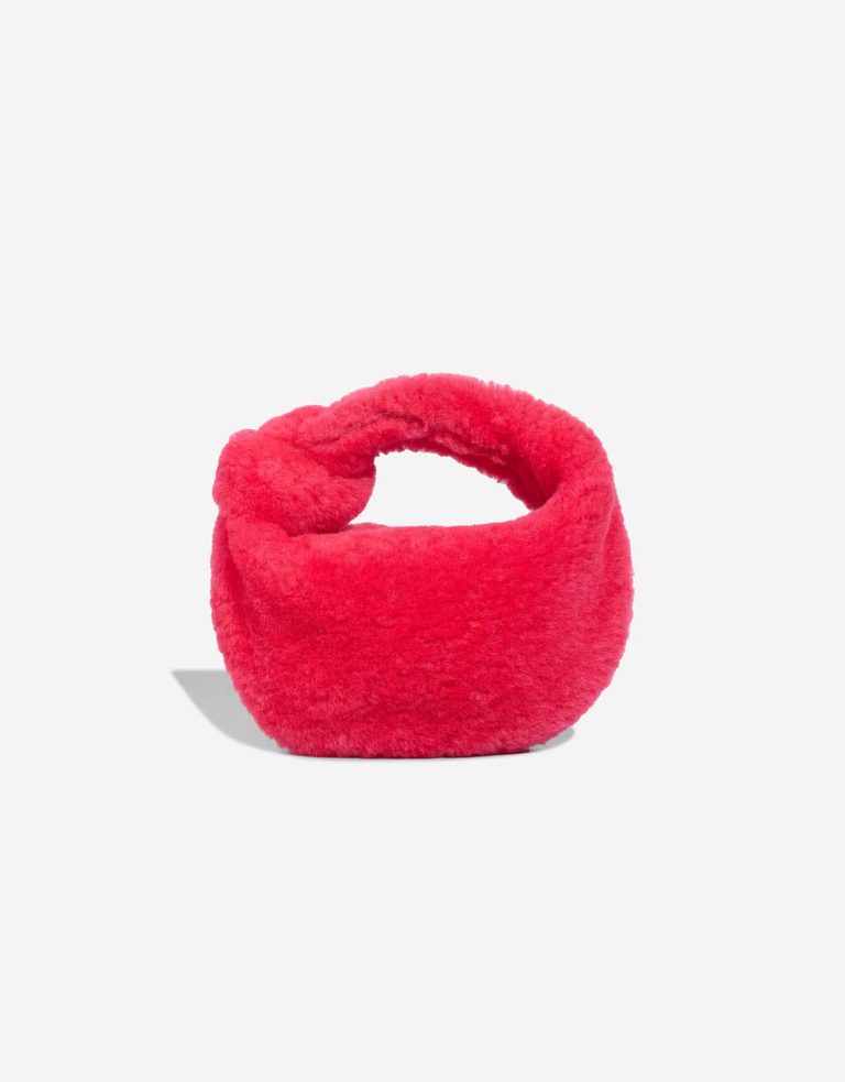 Bottega Veneta Jodie Mini Faux Fur Pink Front | Sell your designer bag