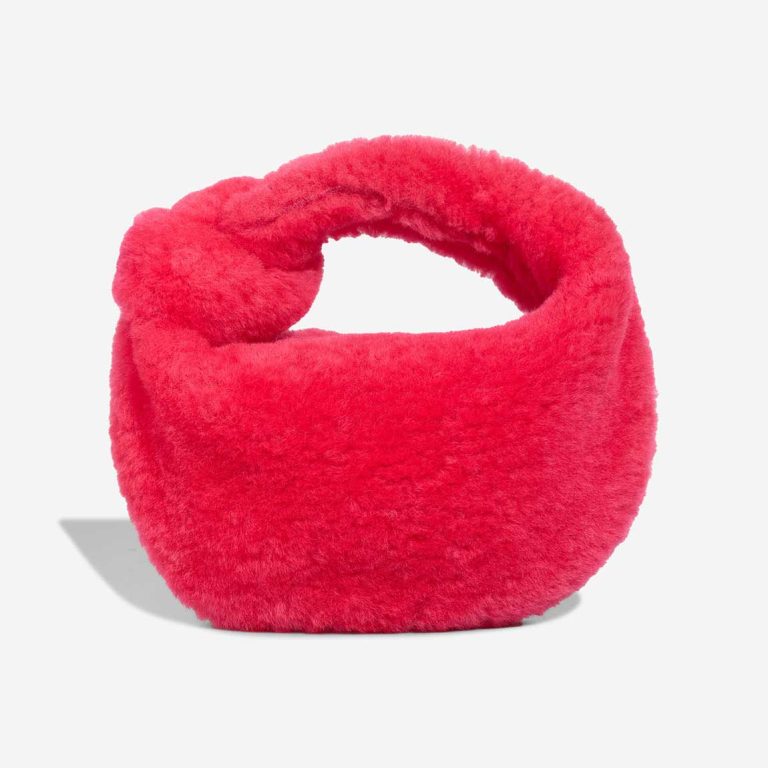 Bottega Veneta Jodie Mini Faux Fur Pink Front | Sell your designer bag