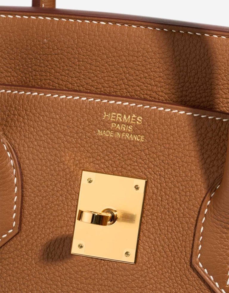 Hermès Birkin 35 Togo Gold Logo | Sell your designer bag