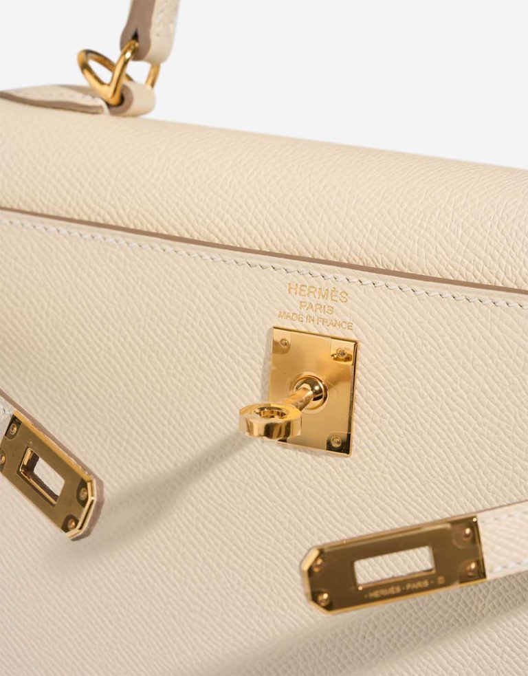 Hermès Kelly 25 Epsom Craie Logo | Sell your designer bag