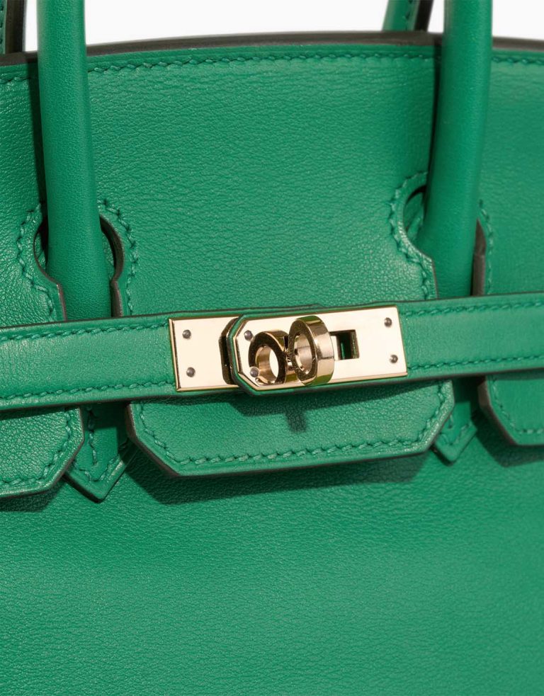 Hermès Birkin 25 Swift Menthe Closing System | Sell your designer bag