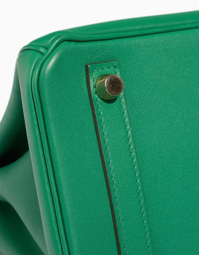 Hermès Birkin 25 Swift Menthe Signs of wear | Sell your designer bag