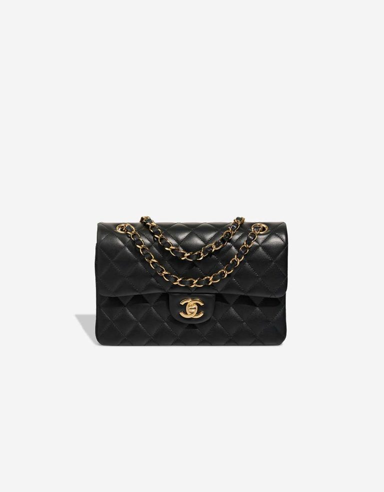 Chanel Timeless Small Lamb Black Front | Sell your designer bag