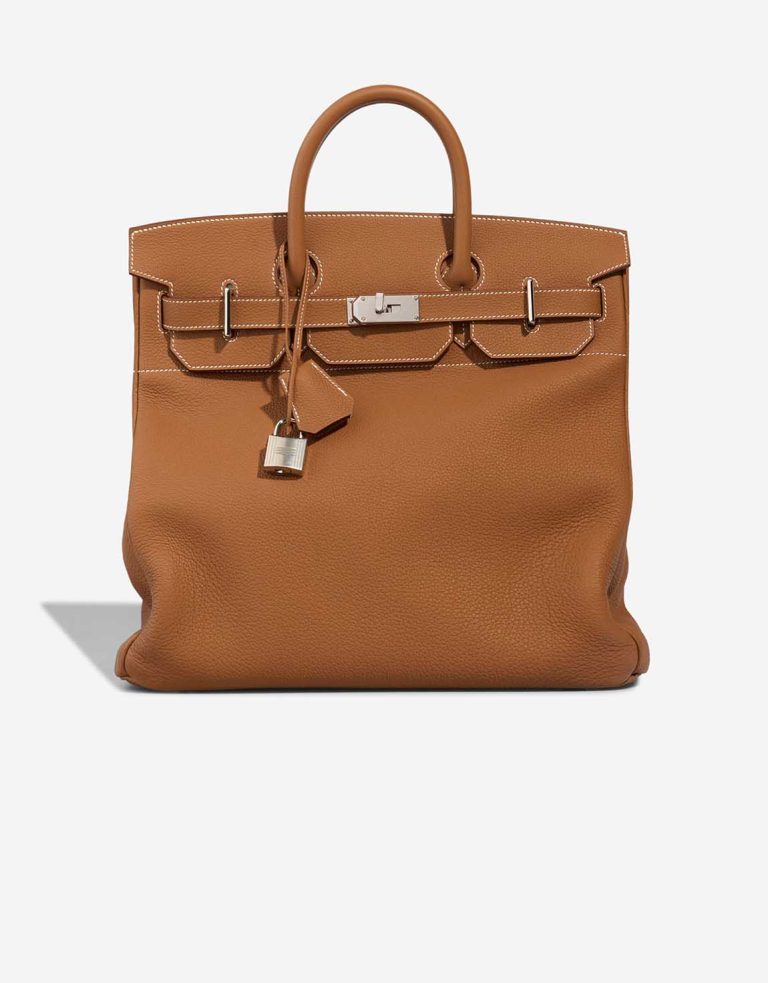 Hermès Haut à Courroies 40 Togo Gold Front | Sell your designer bag